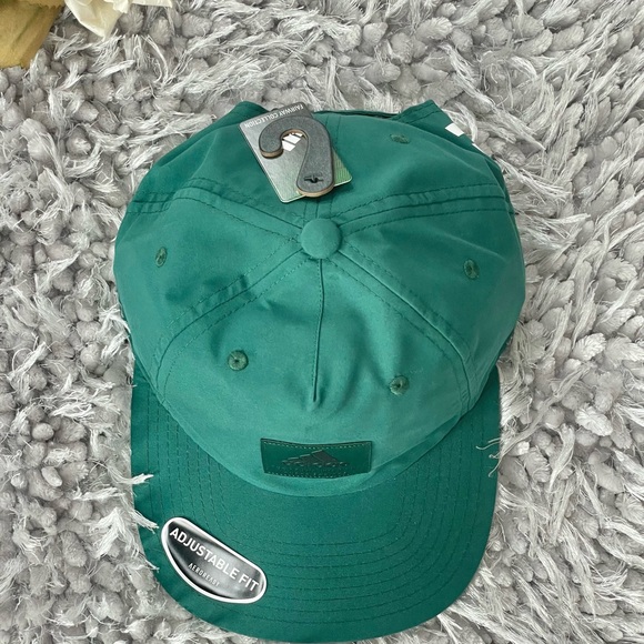 NWT ADIDAS ADJUSTABLE FIT AEROREADY MENS PREMIUM GOLF STRAPBACK HAT GREENw/white - Picture 3 of 8